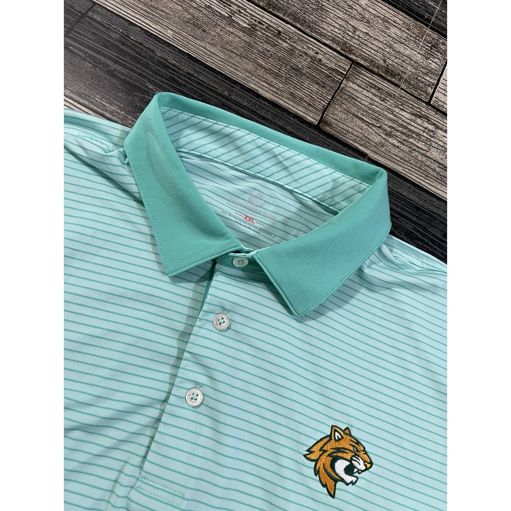 Southern Tide Driver‎ Bold Stripe Performance Polo Men's Size XXL Stretch